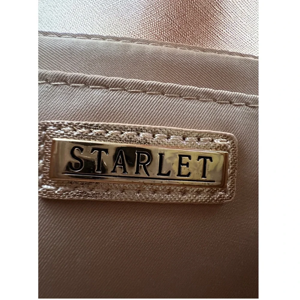 Starlet Hollywood Champagne Rhinestone Bow Crossbody Bag BGR-6189 Francesca NEW